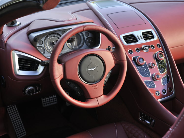 2014, Aston, Martin, Vanquish, Volante, Us spec, Supercar, Interior HD Wallpaper Desktop Background