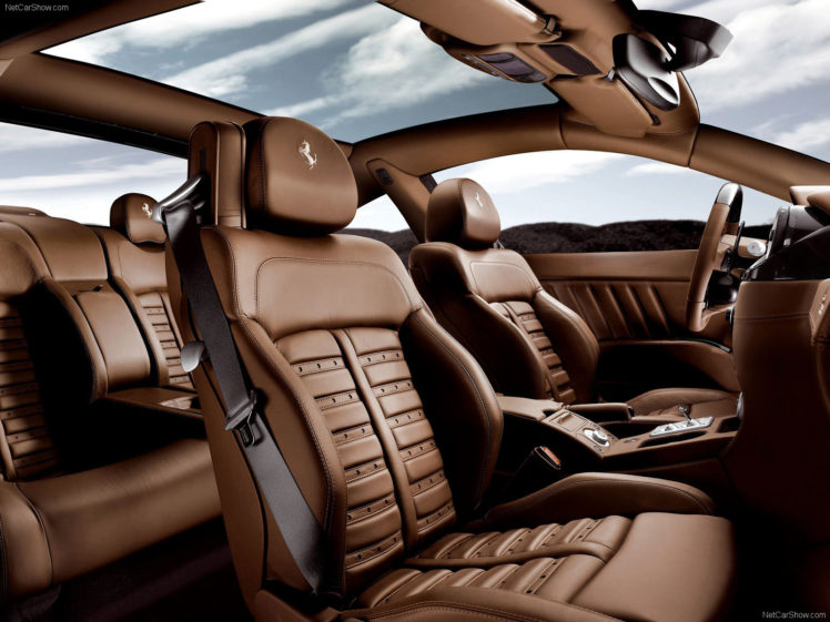 ferrari, 612, Scaglietti, Supercar, Interior HD Wallpaper Desktop Background