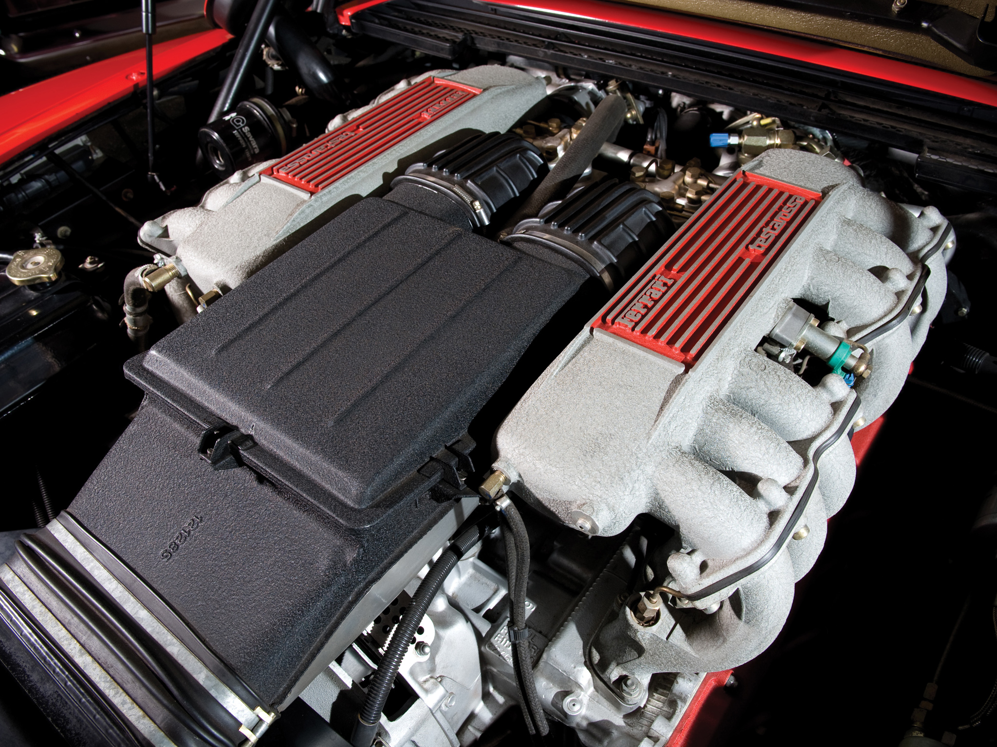 ferrari, Testarossa, Supercar, Engine Wallpaper