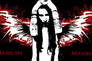 marilyn, Manson, Industrial, Metal, Rock, Heavy, Shock, Gothic, Glam, Angel, Dark