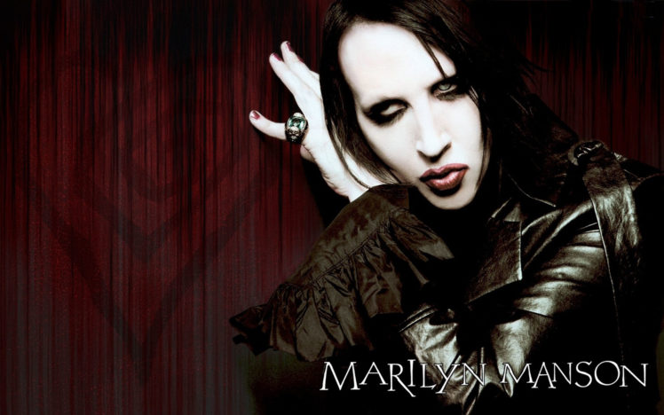 marilyn, Manson, Industrial, Metal, Rock, Heavy, Shock, Gothic, Glam, Poster, Gs HD Wallpaper Desktop Background
