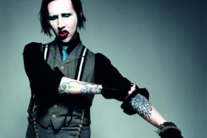 marilyn, Manson, Industrial, Metal, Rock, Heavy, Shock, Gothic, Glam, Tattoo