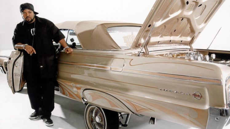 ice, Cube, Gangsta, Rapper, Rap, Hip, Hop, Lowrider, Chevrolet, Impala, Custom HD Wallpaper Desktop Background