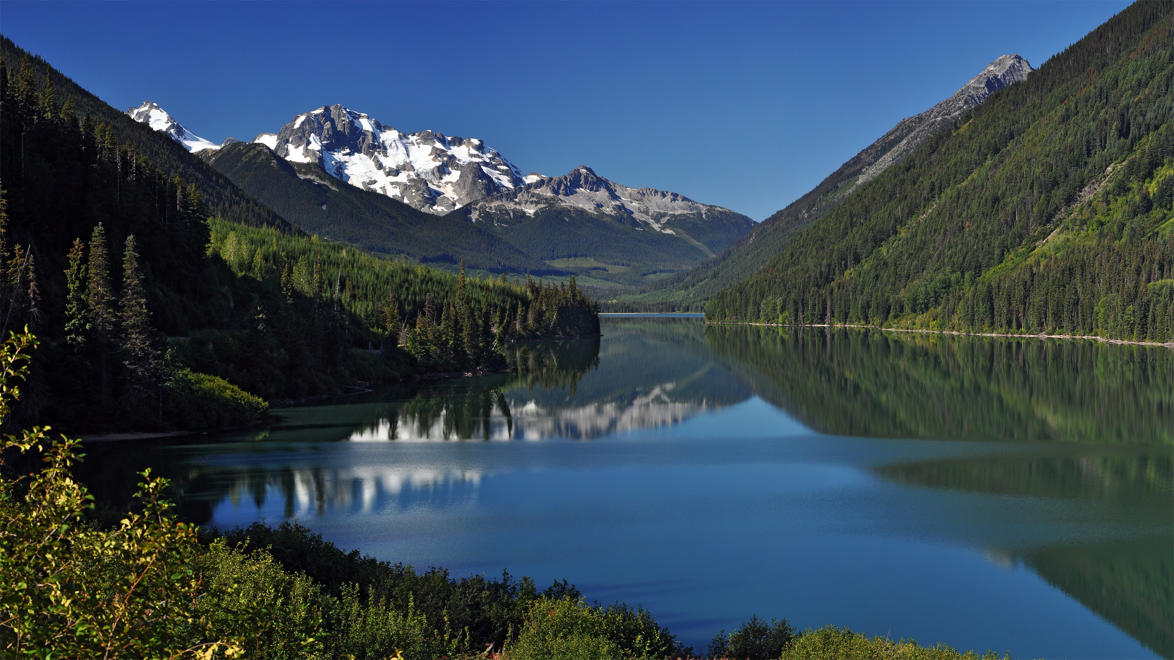 water, Mountains, Landscapes, Lakes, Skyscapes Wallpaper