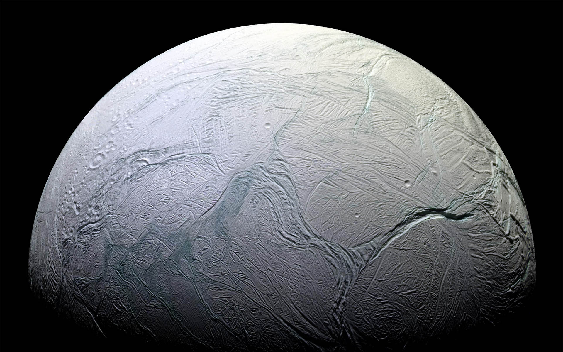 planets, Surface, Enceladus Wallpaper