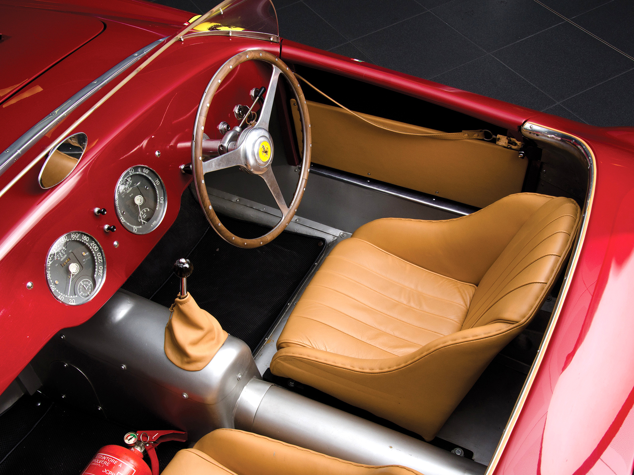 1952, Ferrari, 225, Sport, Spyder, Tuboscocca, Supercar, Retro, Interior Wallpaper