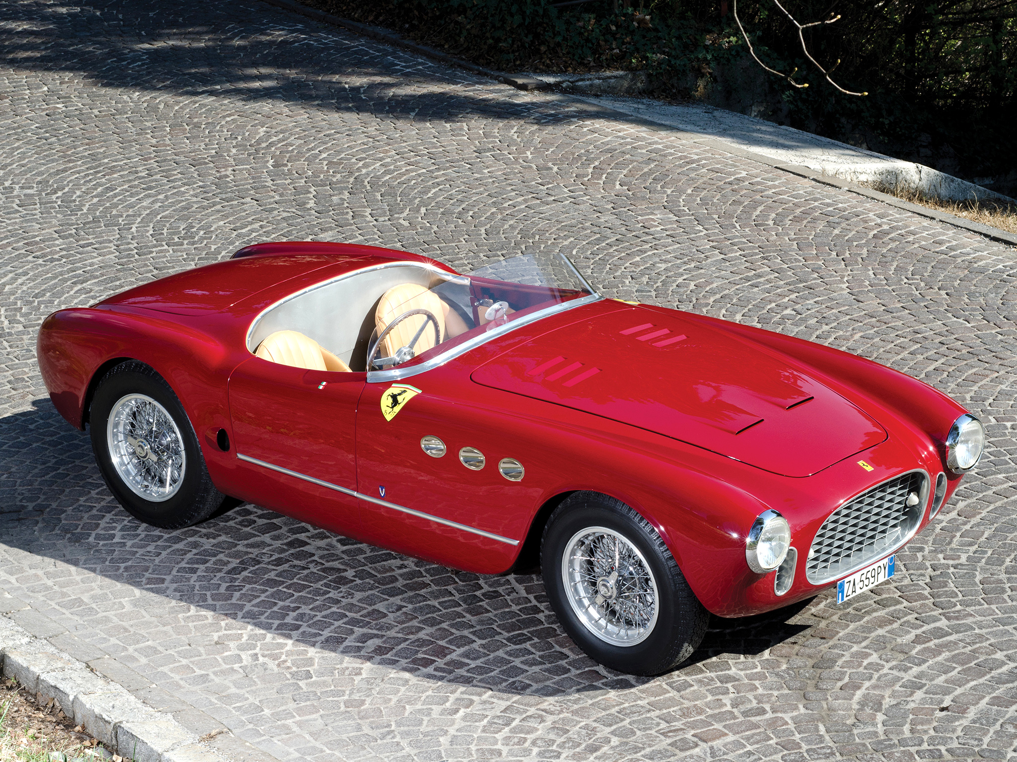 1952, Ferrari, 225, Sport, Spyder, Tuboscocca, Supercar, Retro Wallpaper