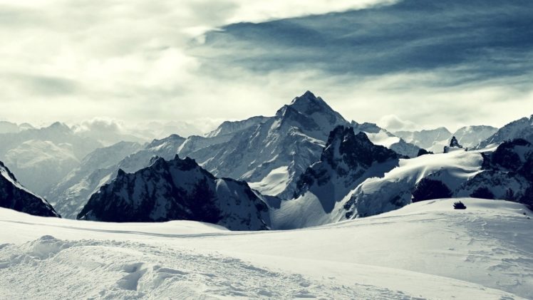 mountains, Iceland, Snow, Landscapes HD Wallpaper Desktop Background