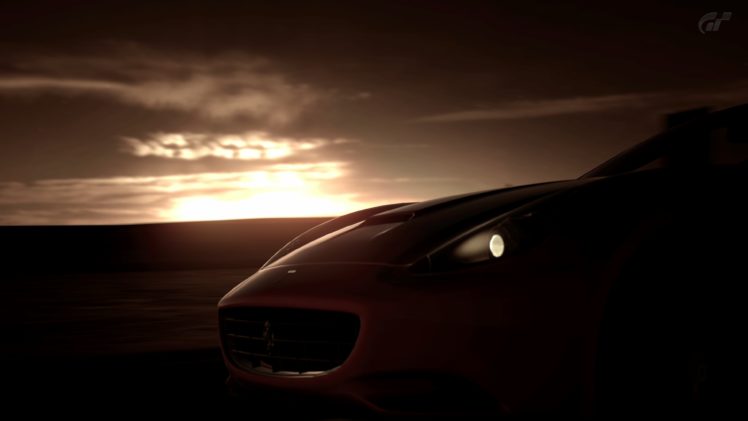 sunrise, Cars, Vehicles, Ferrari, California, Gran, Turismo, 5, Toscana HD Wallpaper Desktop Background