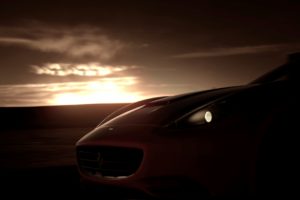 sunrise, Cars, Vehicles, Ferrari, California, Gran, Turismo, 5, Toscana