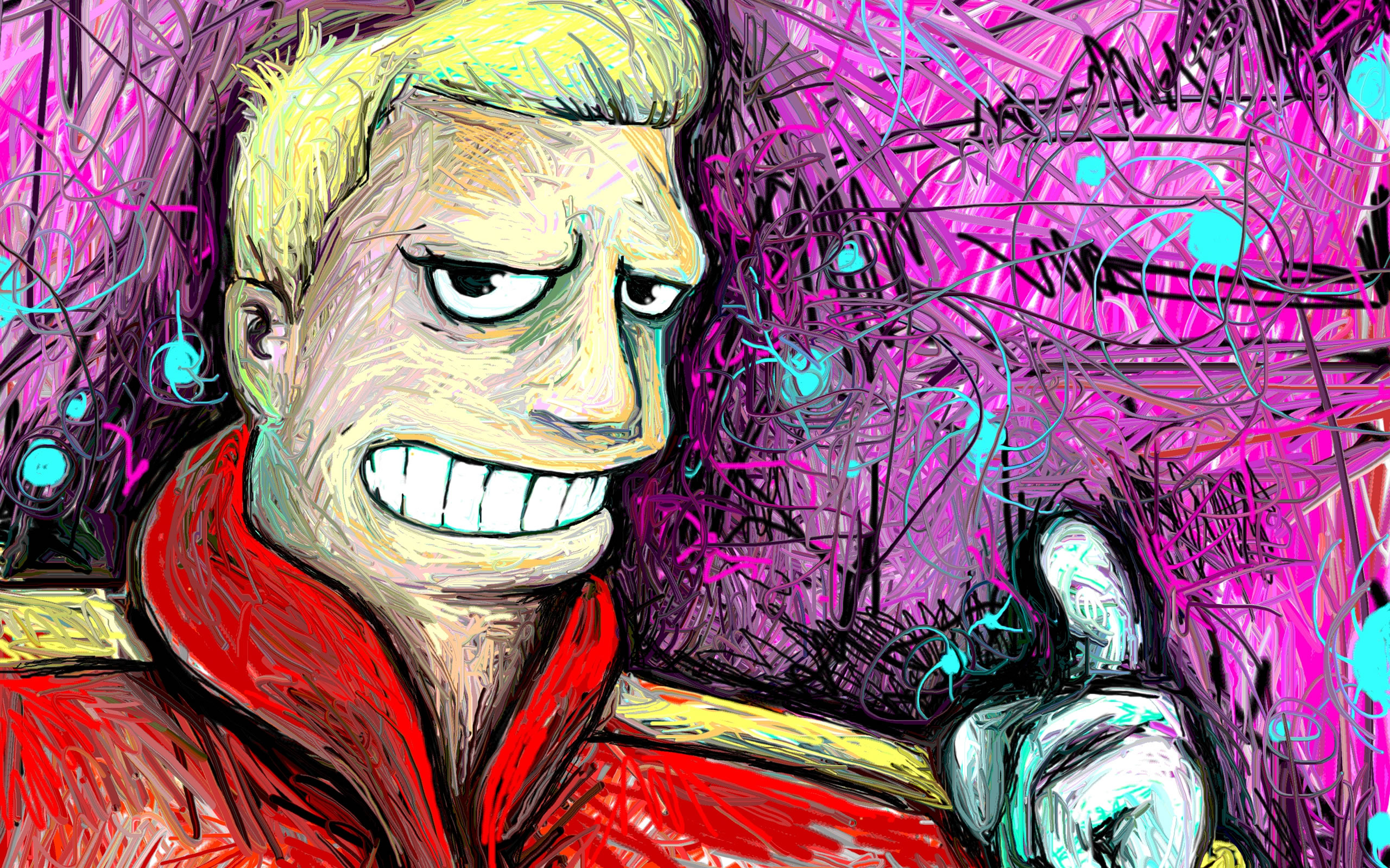 futurama, Zapp, Brannigan, Fan, Art Wallpaper