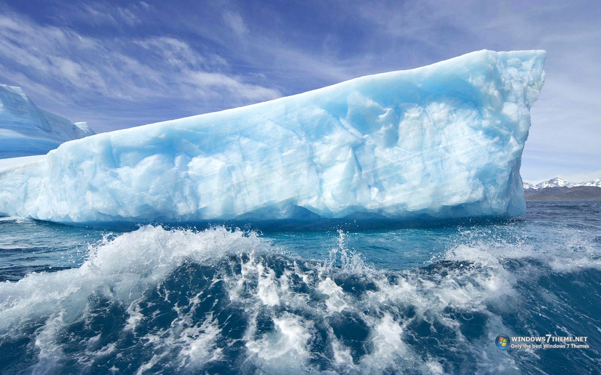 water, Ice, Giant, Icebergs Wallpaper