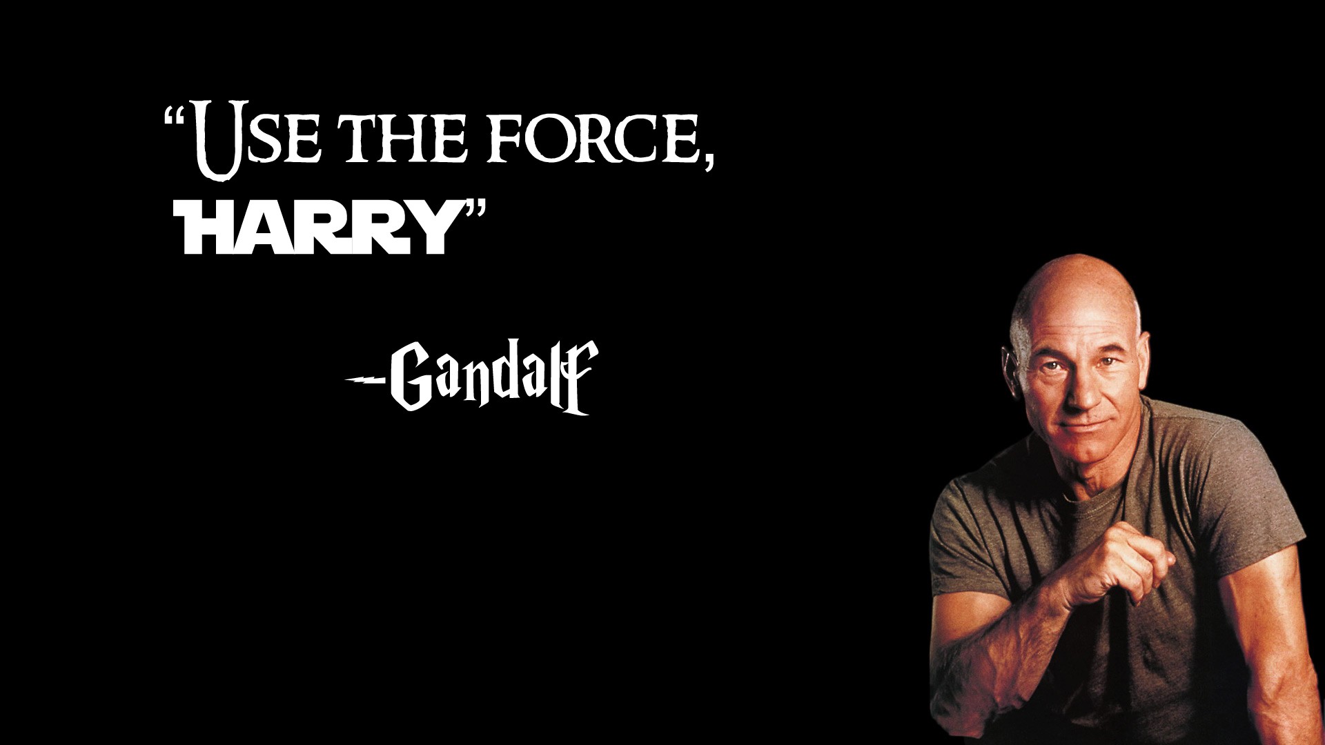 star, Wars, Black, Gandalf, X men, Quotes, Fail, Funny, Jedi, The, Lord, Of, The, Rings, Harry, Potter, Patrick, Stewart, Tagnotallowedtoosubjective, Black, Background Wallpaper