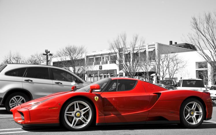 cars, Ferrari, Italy, Vehicles, Ferrari, Enzo, Red, Cars HD Wallpaper Desktop Background