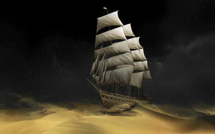 ships, Sail, Ship, Sails, The, Adventures, Of, Tintin HD Wallpaper Desktop Background