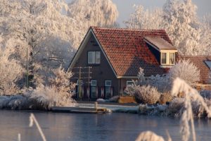 water, Landscapes, Winter, Snow, Cityscapes, Houses, Villages