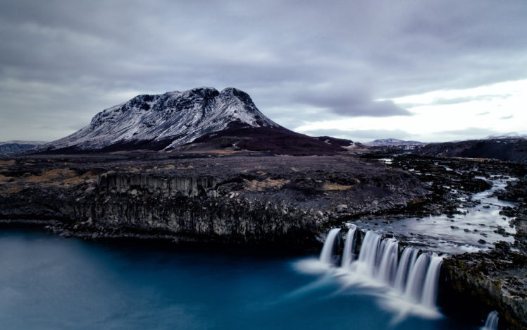 waterfall, Timelapse, Mountains, River HD Wallpaper Desktop Background