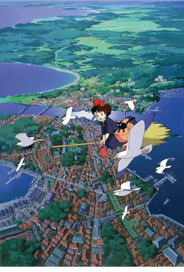 studio, Ghibli, Kikiaeus, Delivery, Service HD Wallpaper Desktop Background