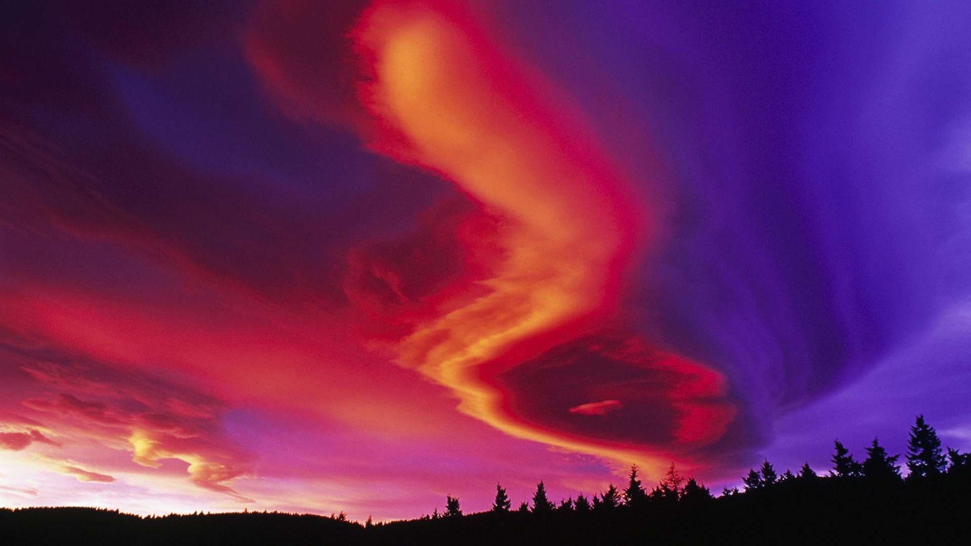 sunset, Canada, Alberta, Vibrant, Skyscapes Wallpaper