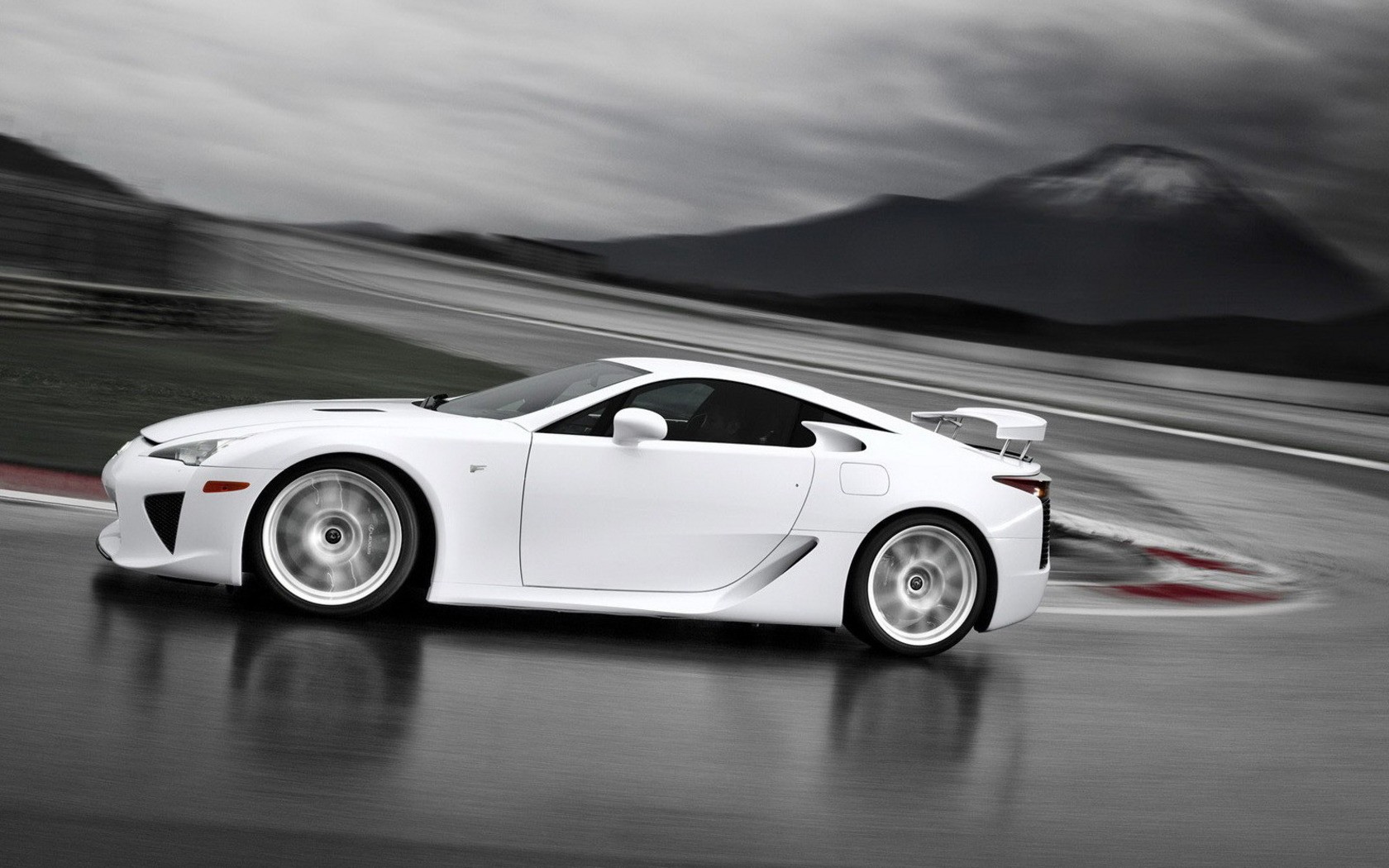 cars, Grayscale, Vehicles, Lexus, Lfa, White, Cars Wallpaper