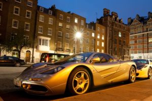 cityscapes, Streets, Cars, Vehicles, Mclaren, F1, Citylights