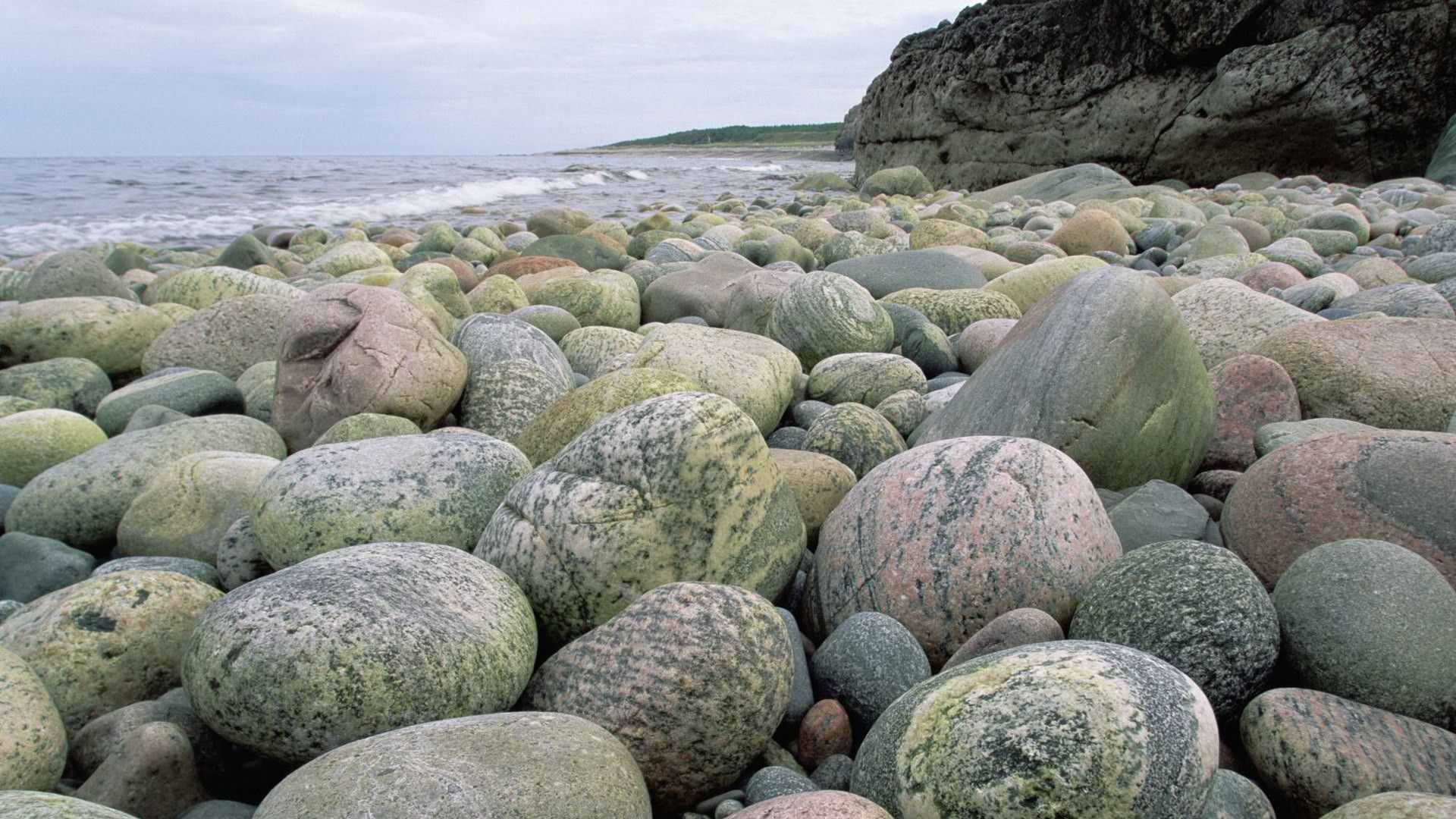 green, Point, Stones, Canada, National, Park Wallpaper