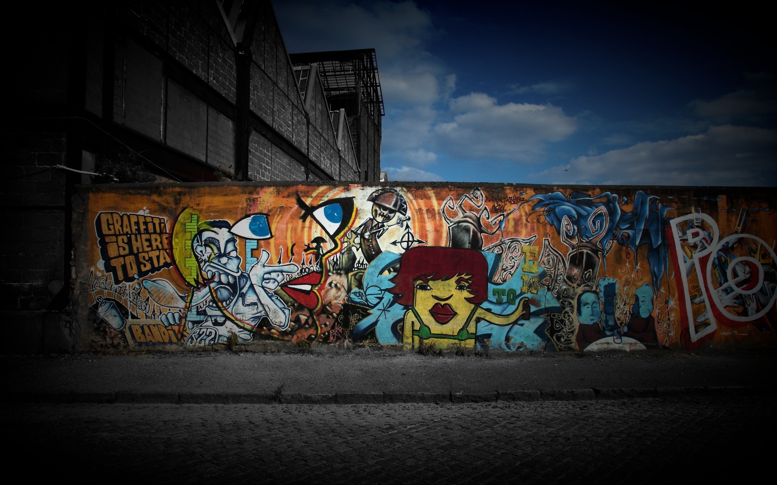 cartoons, Graffiti, Artwork Wallpaper