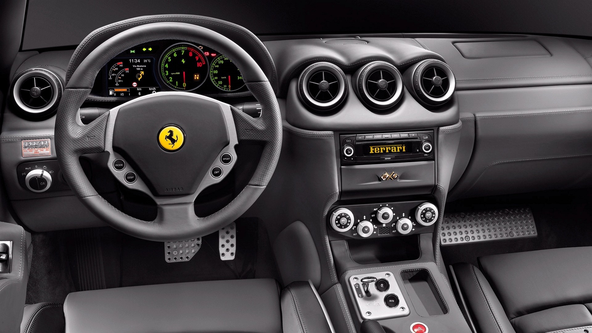cars, Ferrari, Interior Wallpaper