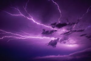 clouds, Storm, Purple, Lightning, Skyscapes