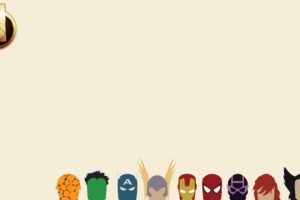minimalistic, Avengers, Comics, Marvel, Comics