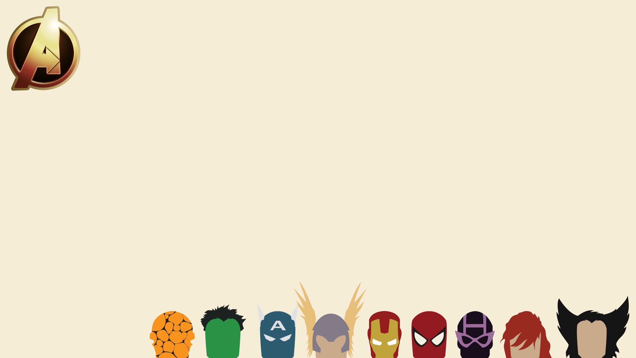 minimalistic, Avengers, Comics, Marvel, Comics Wallpaper