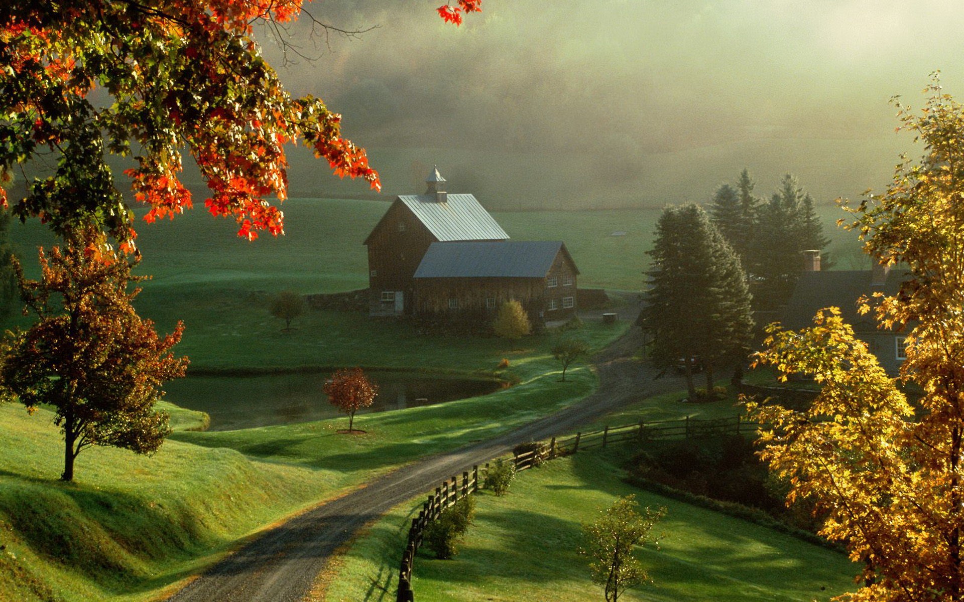 landscapes, Nature, Farms Wallpaper