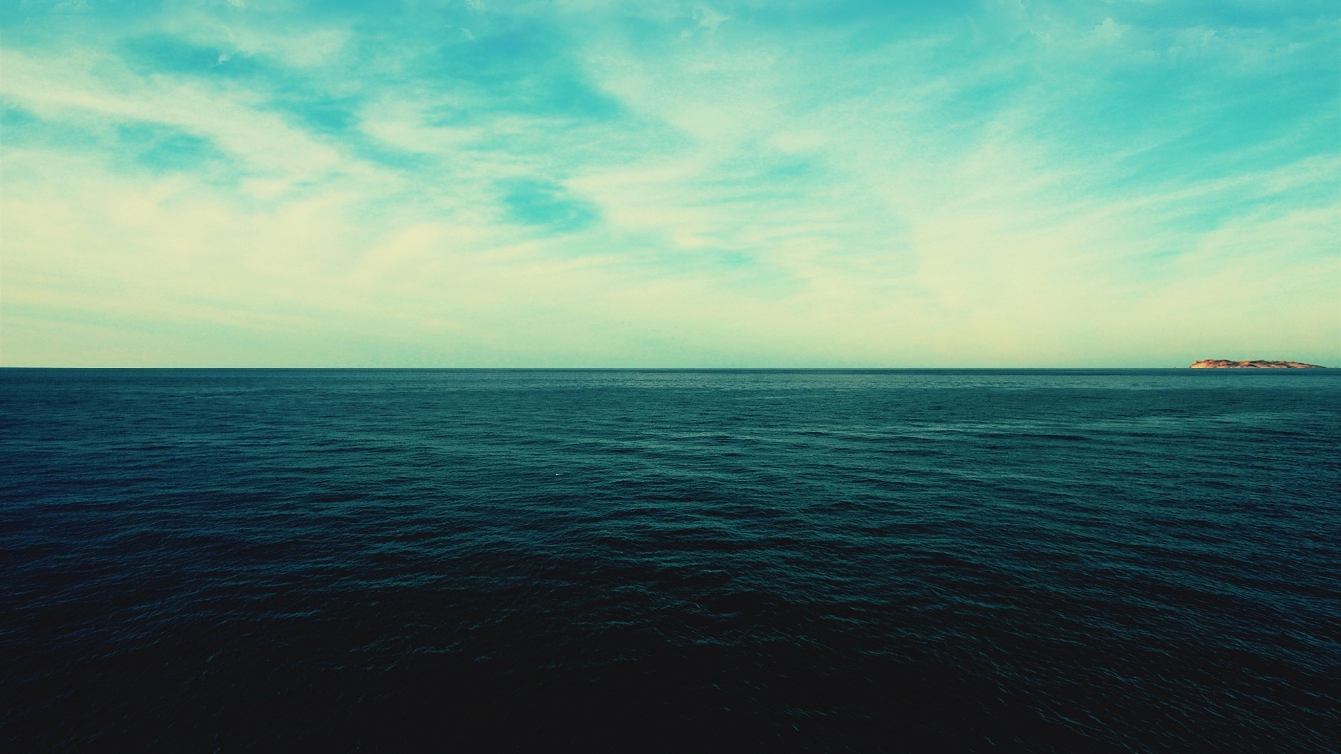 water, Ocean, Clouds, Simple, Sea Wallpaper