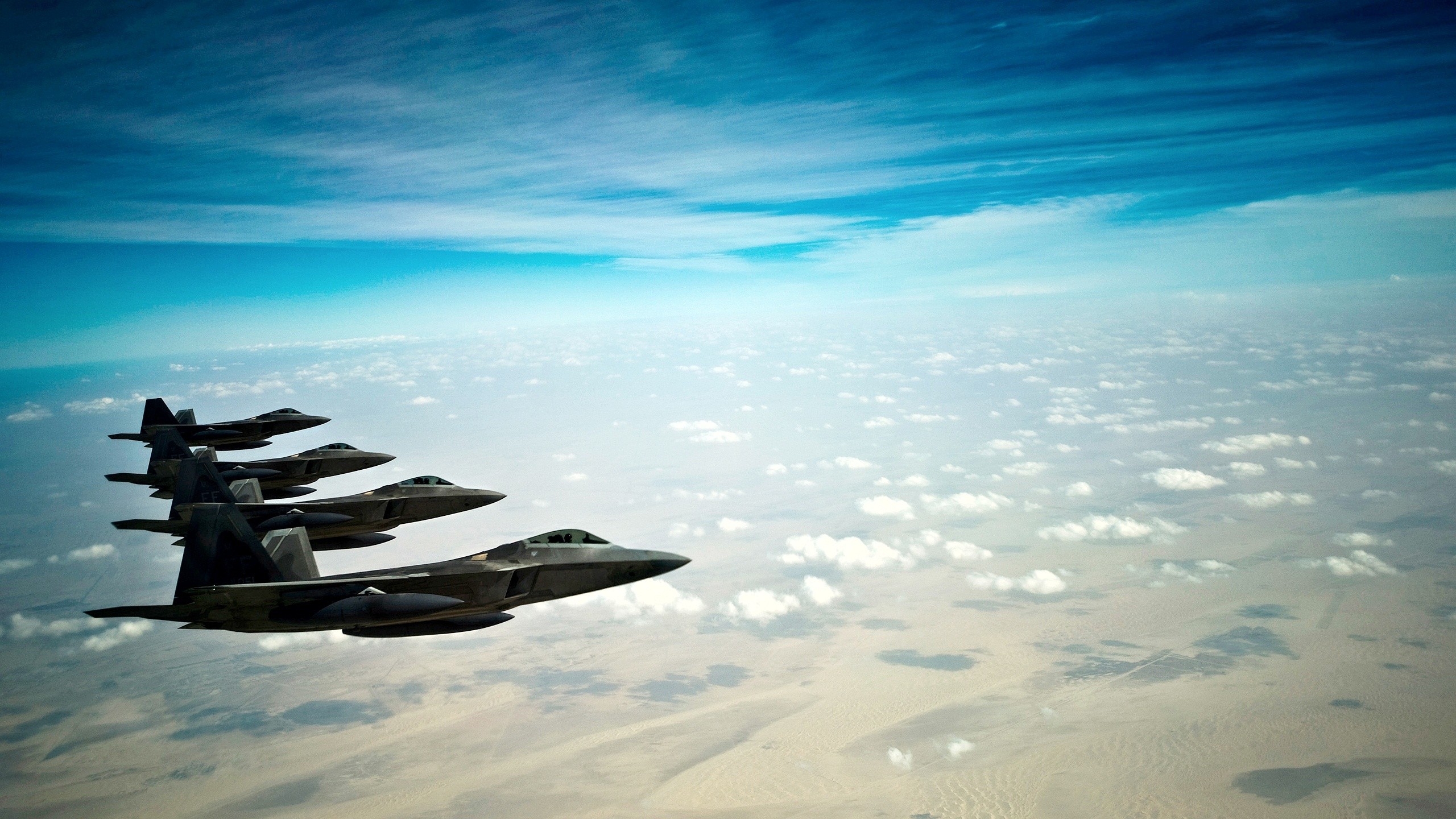 22, Raptor, Skyscapes, Fighters Wallpaper