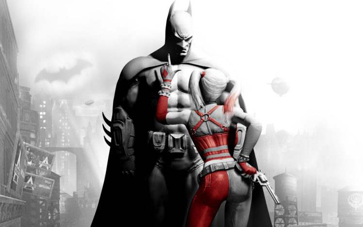 batman, Harley, Quinn, Batman, Arkham, City HD Wallpaper Desktop Background