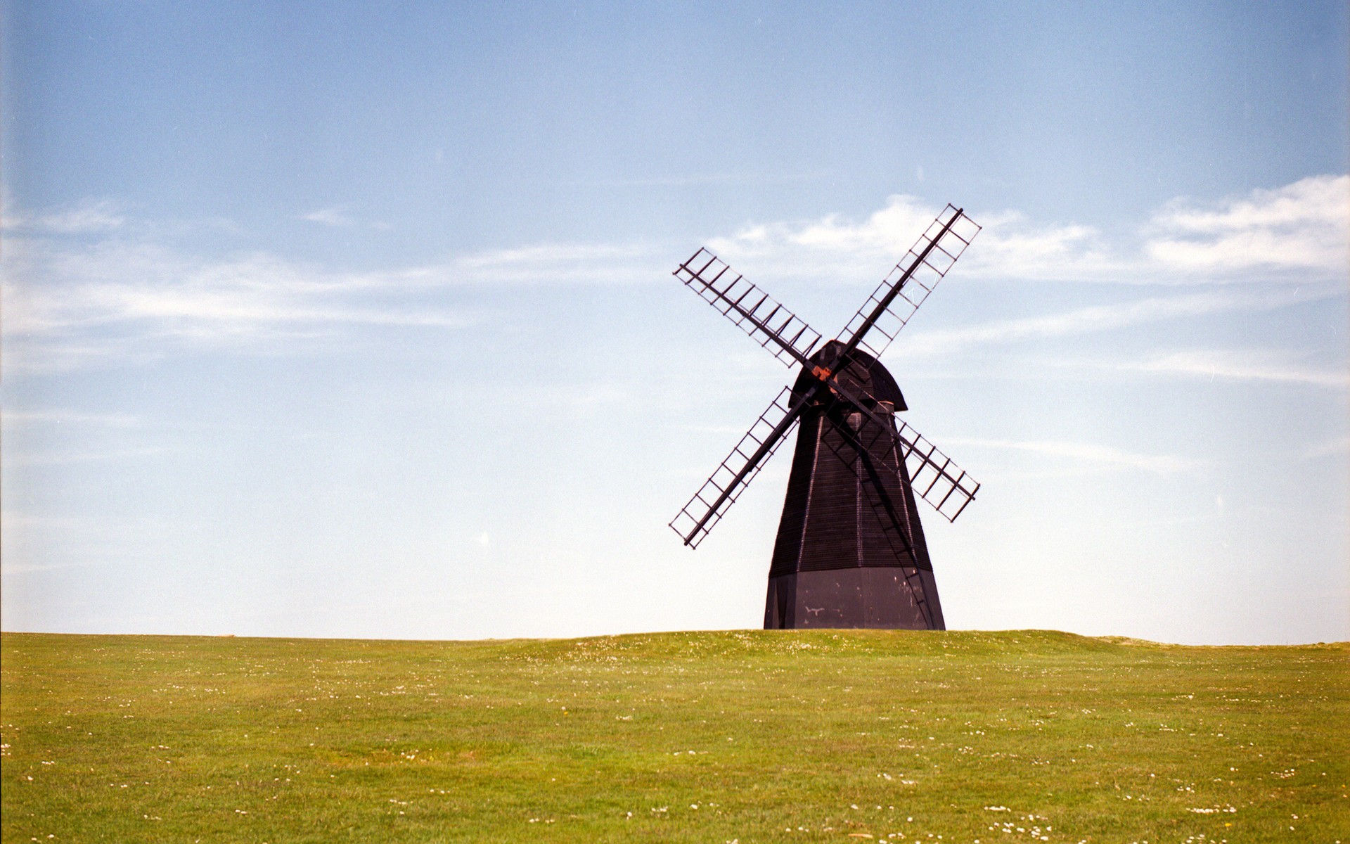 landscapes, Windmills Wallpaper