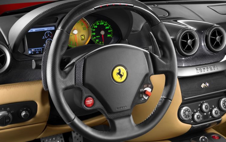 car, Interiors, Ferrari, 599, Steering, Wheel HD Wallpaper Desktop Background