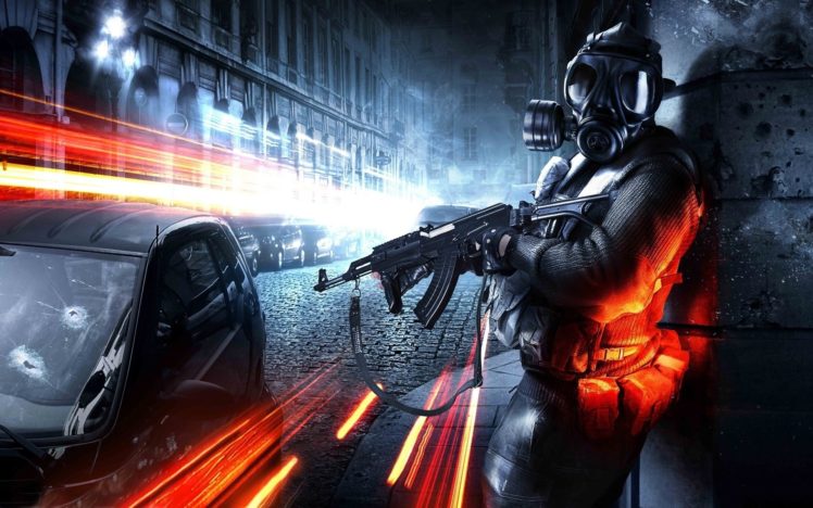 soldiers, Video, Games, Cgi, Gas, Masks, Battlefield HD Wallpaper Desktop Background