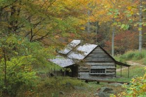 mountains, Landscapes, Tennessee, Cabin, National, Park