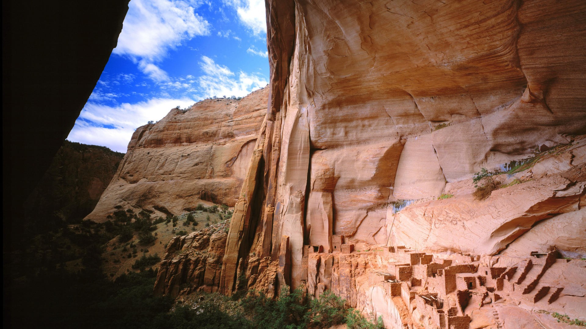ruins, Arizona, National, Rock, Formations Wallpaper