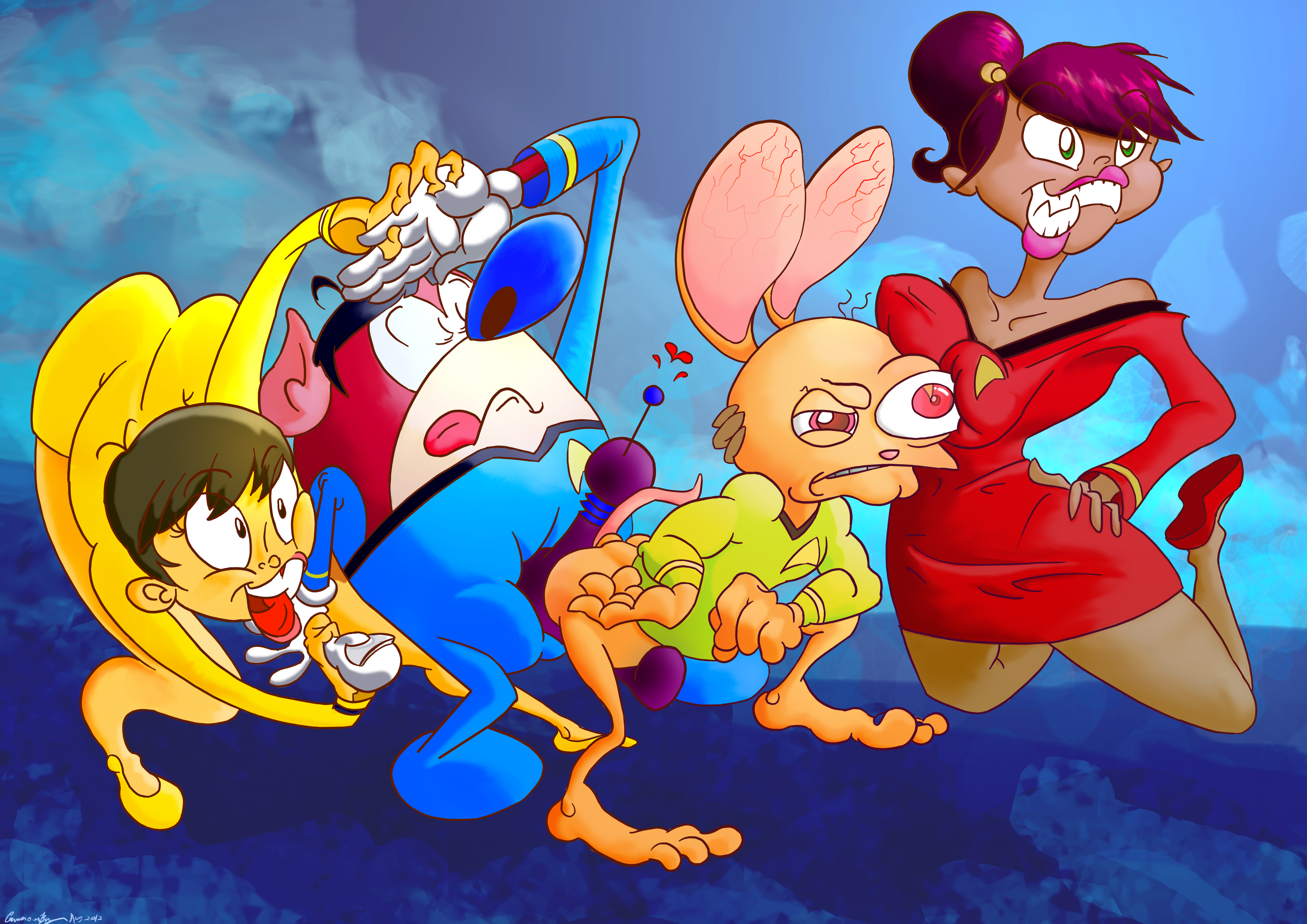 ren, And, Stimpy, Ra Wallpaper