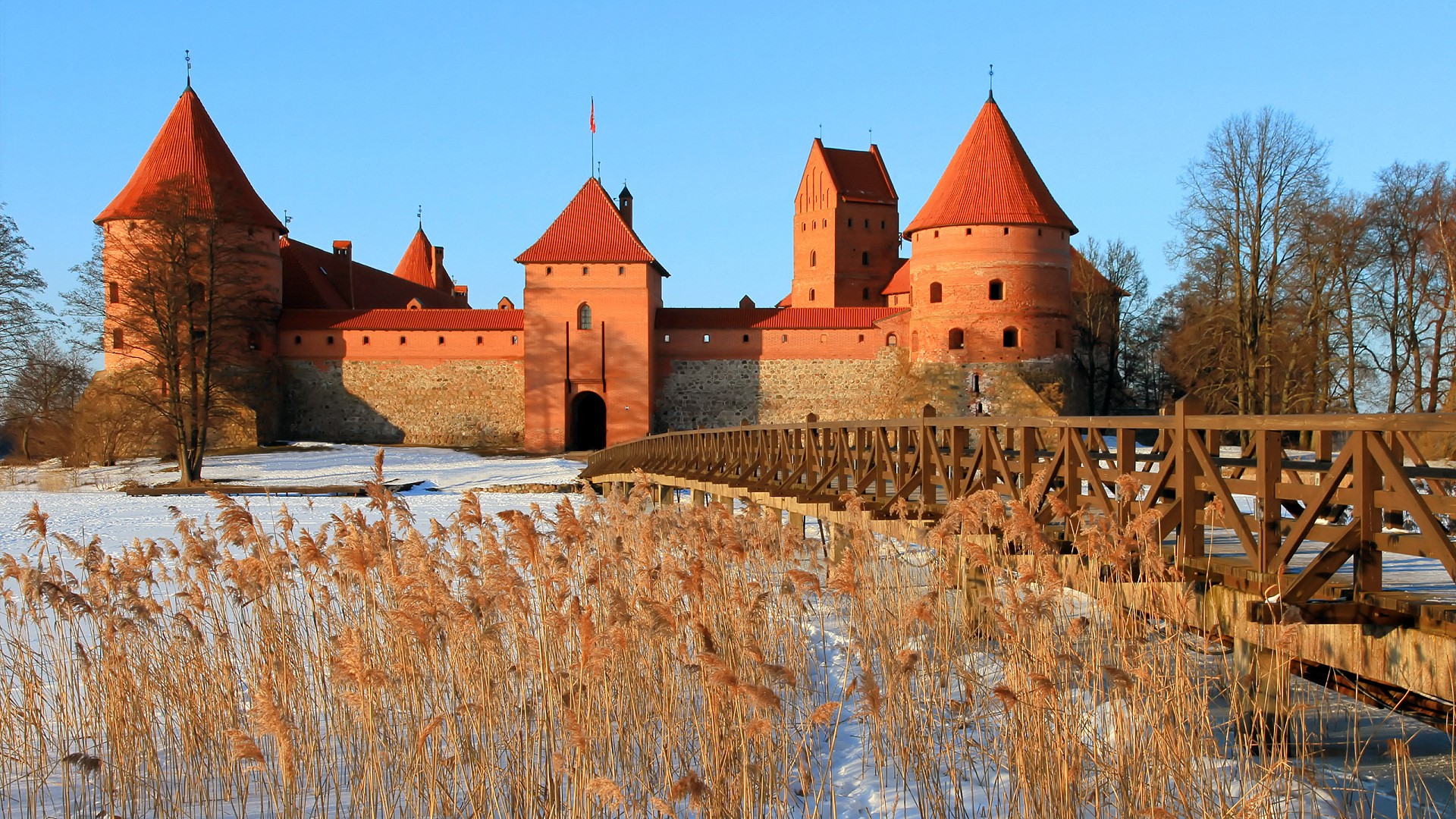 castles, Lithuania, Trakai Wallpaper