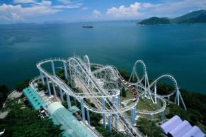 water, Clouds, Landscapes, Roller, Coasters
