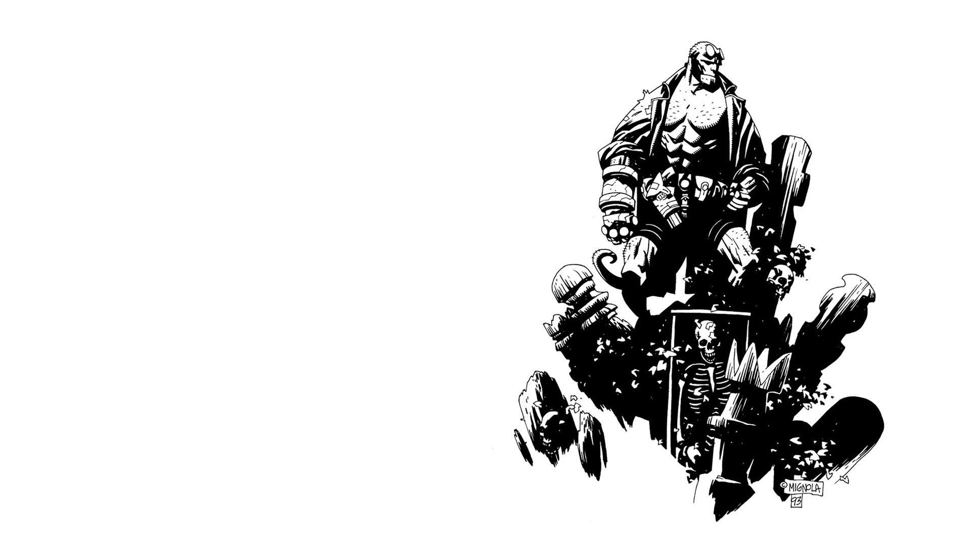 comics, Hellboy Wallpaper
