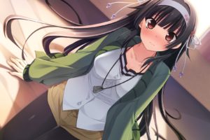 imouto, No, Okage, De, Mote, Sugite, Yabai, Bed, Black, Hair, Blush, Game, Cg, Headband, Hulotte, Ikegami, Akane, Imouto, No, Okage, De, Mote, Sugite, Yabai, Long, Hair, Pantyhose, Red, Eyes, Shorts, Toshima, Ma