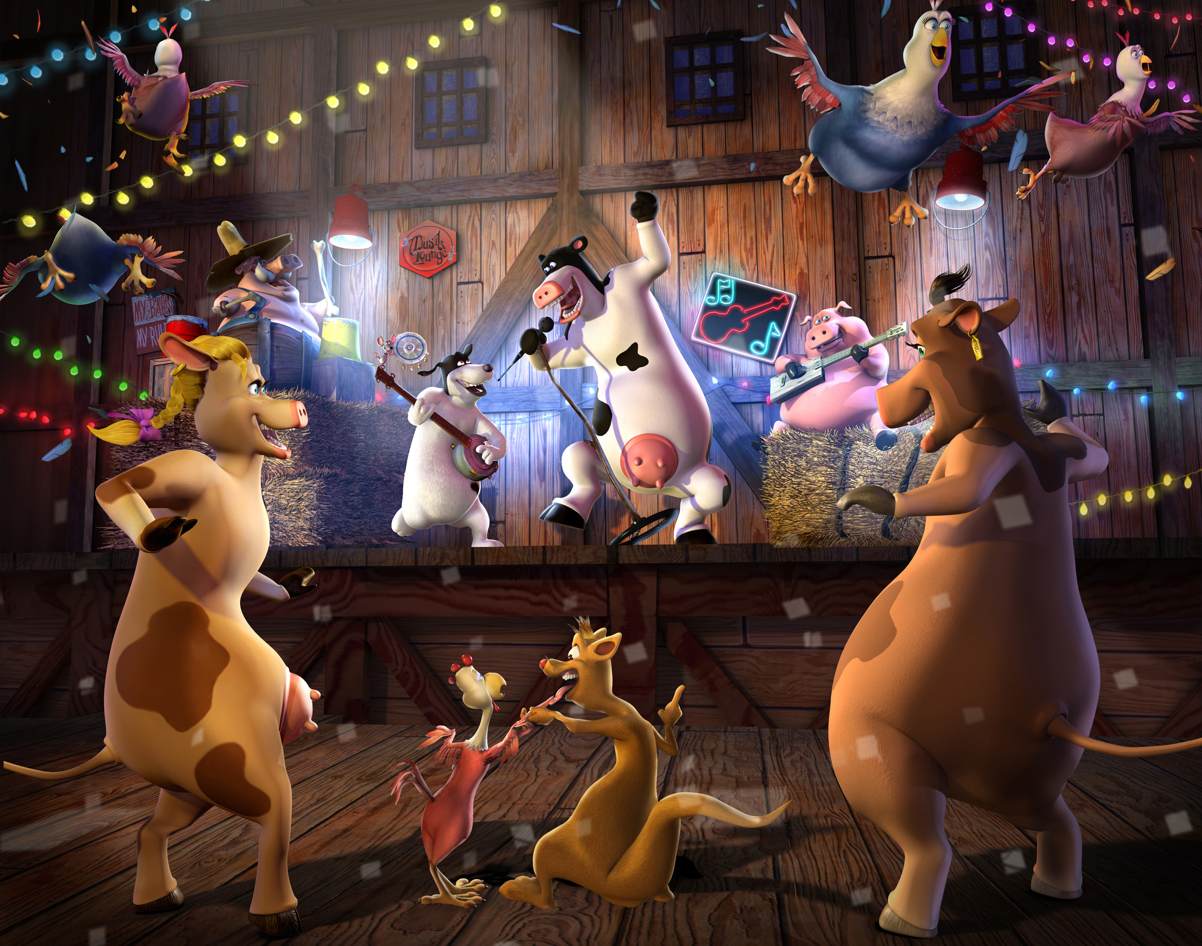 back, At, The, Barnyard Wallpaper