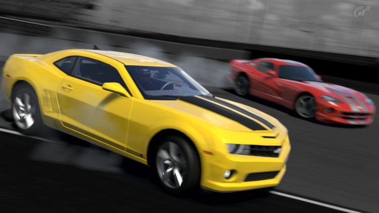 video, Games, Cars, Dodge, Viper, Srt 10, Chevrolet, Camaro, Ss, Gran, Turismo HD Wallpaper Desktop Background