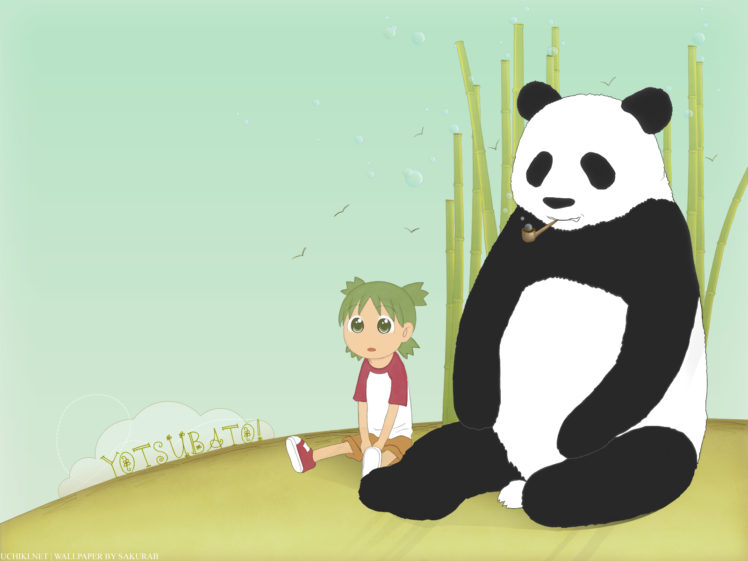 yotsuba, Panda, Bears, Yotsubato HD Wallpaper Desktop Background