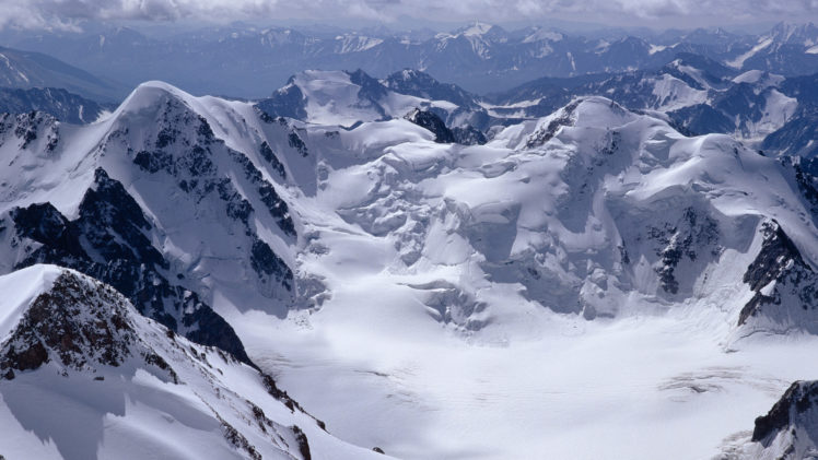 mountains, Snow, Peaks HD Wallpaper Desktop Background