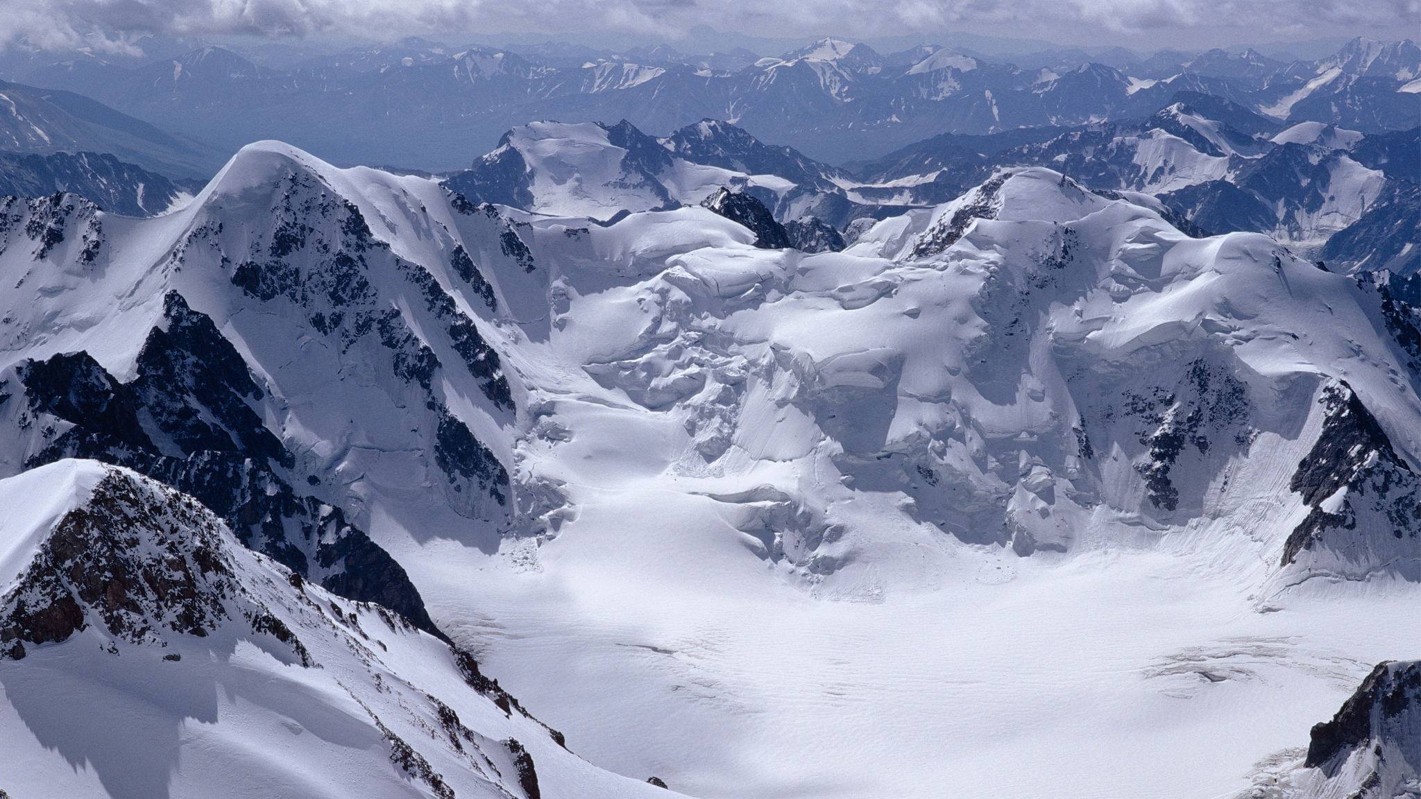 mountains, Snow, Peaks Wallpaper